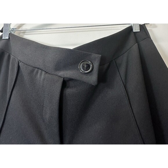 Fashion Nova Call It Even Wide Leg Dress Pants Black Size 2X Stylish Altered Hem - Picture 5 of 16